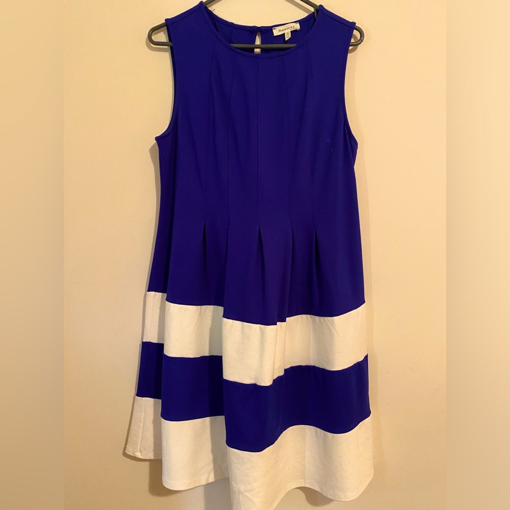 Blue/White Short Dress